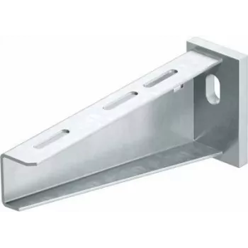 OBO Bettermann AW 55 41 FT Bras console mural et sur poteau avec plaque de tête, saillie 410 mm, acier galvanisé à chaud