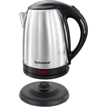 Bouilloire en acier inoxydable Techwood TBI-018 1,8 L, argent (TBI-018)