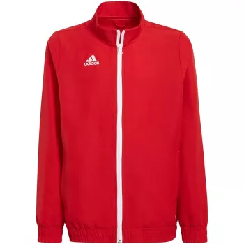 Veste de présentation adidas Entrada 22 rouge H57540 jeune 152 cm