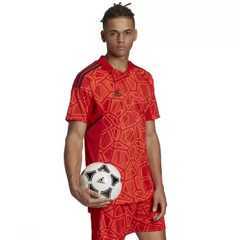 Maillot de gardien de but ADIDAS Condivo 22 homme manches courtes rouge H21238