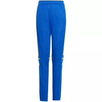 Pantalon d'entraînement adidas Squadra 25 enfant bleu/jaune taille 152 cm (JP3154)