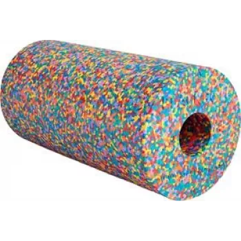 BLACKROLL Rainbow Fascia Roller 30 cm – Standard Foam Roller for Myofascial Release, Multicolor