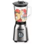 Blender de table Techwood TBLI-1250 1200 W 1,5 L bol en verre noir/argent