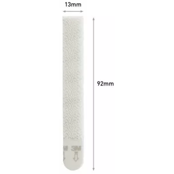 3M Command Bandes adhésives étroites, 4 pièces, blanc (7100337191)