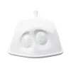 FIFTYEIGHT Beurrier Versteckt Blanc – Beurrier en porcelaine avec visage caché