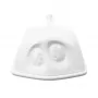 FIFTYEIGHT Beurrier Versteckt Blanc – Beurrier en porcelaine avec visage caché
