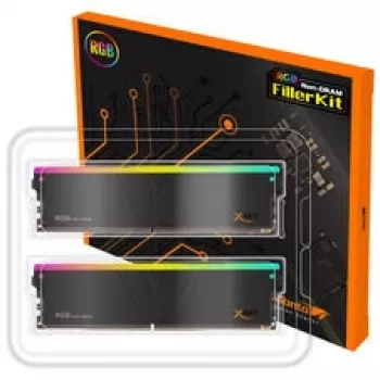 Kit de remplissage V-Color Manta XSky RGB pour DDR5, sans DRAM, ARGB - kit double, noir