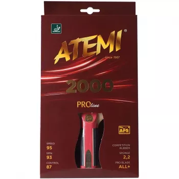 Raquette de tennis de table concave Atemi 2000 Pro