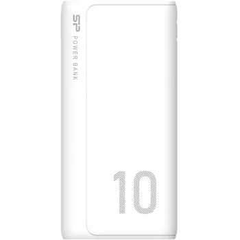 Batterie externe Silicon Power GP15 10000 mAh, blanche (SP10KMAPBKGP150W)
