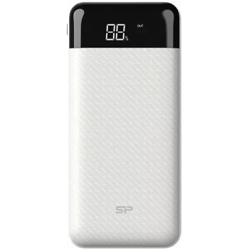 Batterie externe Silicon Power GP28 10000 mAh, blanche (SP10KMAPBKGP280W)