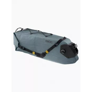 EVOC Seat Pack Boa WP 16 Steel - Sacoche de selle bikepacking imperméable, 16L