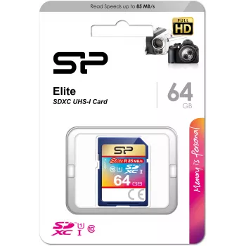 Carte mémoire Silicon Power 64 Go SDXC UHS-I U1 V10