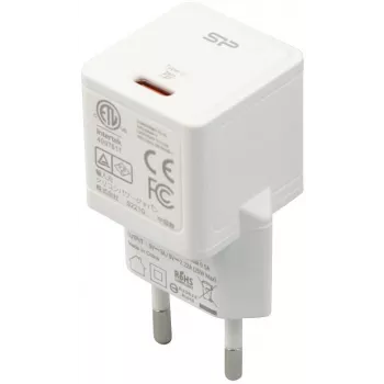 Chargeur Silicon Power Boost Charger QM12 20W USB-C PD, blanc (SP20WASYQM121PCW)