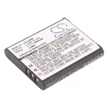 Batterie de remplacement Cameron Sino Li-50B pour appareils photo Olympus, Ricoh, Pentax, Casio, GE, Kodak (3,7 V, 1000 mAh)