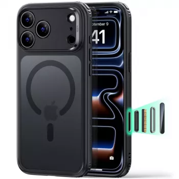 Coque MagSafe ESR Classic Hybrid pour iPhone 17 Pro Max / 18 Pro Max – noir mat