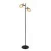 Lampadaire Shadow 2xE14 noir/or