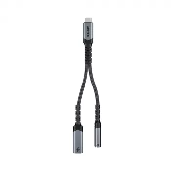 Adaptateur audio USB-C vers 3,5 mm UNITEK avec PD