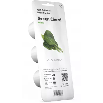 Click & Grow Smart Garden recharge blette verte, 3 recharges de plantes (SGR64X3)