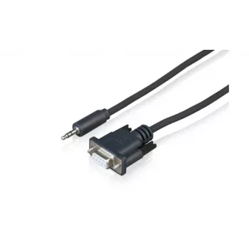 Câble de commande série Sony CAB-RSJA1 RS-232C - DB9 femelle vers mini-jack 3,5 mm mâle, 2,5 m, noir