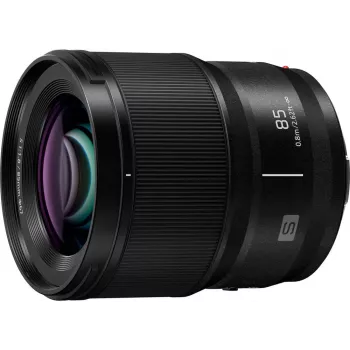 Objectif Panasonic LUMIX S 85mm F1.8 (S-S85E) - focale fixe plein format L-Mount pour portraits et faible luminosité