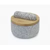 Joseph Joseph Dash Pestle & Mortar with Bamboo Lid, Ceramic, White