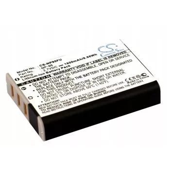 Batterie de remplacement Cameron Sino pour Fujifilm NP-95 / Ricoh DB-90, 3,7V 1900mAh Li-ion, noir