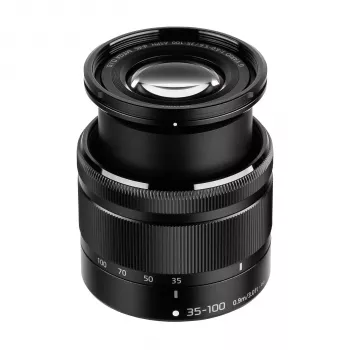 Objectif Panasonic Lumix G X Vario 35-100mm f/4.0-5.6 ASPH MEGA O.I.S. pour Micro Four Thirds - Noir