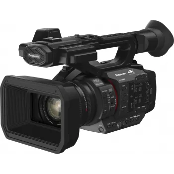 Panasonic HC-X2E Caméscope professionnel 4K Ultra HD avec objectif Leica Dicomar 20x, 5 axes Hybrid O.I.S.+, entrées XLR doubles, 3G-SDI, Wi-Fi, double logement SD