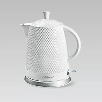 Bouilloire électrique en céramique MEO 1,5 l 1500 W blanche MR-069-WHITE MAESTRO