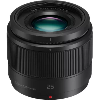 Objectif Panasonic Lumix G 25mm f/1.7 ASPH - Noir (H-H025ME-K)