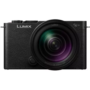 Appareil photo Panasonic Lumix DC-S9 avec kit objectif 28-200mm, noir profond (DC-S9HE-K)