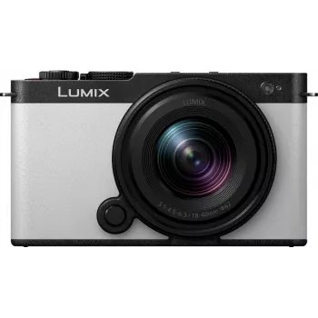 Appareil photo Panasonic Lumix DC-S9 avec kit objectif 18-40mm, blanc fumé (DC-S9NE-W)