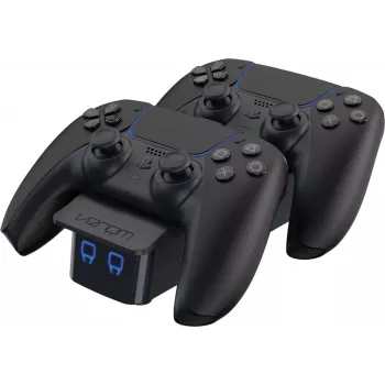 Station d'accueil double Venom pour manettes PS5 DualSense - Noir