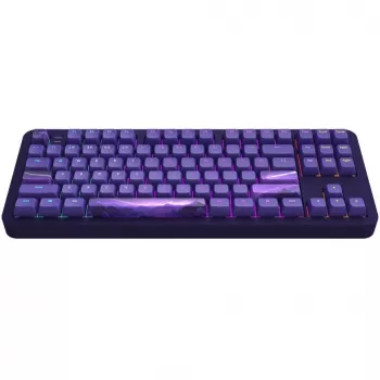 Dark Project ALU87B Celestial Aluminium TKL Keyboard, G3MS Voidstone Switches, US Layout