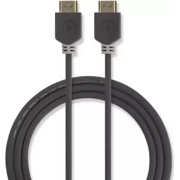 Câble HDMI High Speed avec Ethernet Nedis 4K@60Hz 18 Gbps 7,5 m anthracite