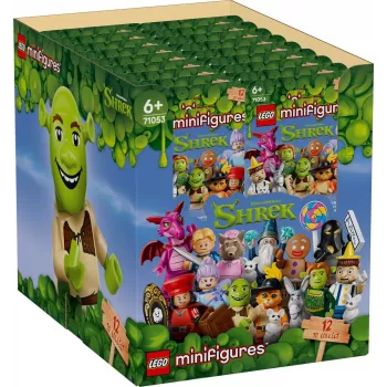LEGO Bricks Minifigures 71053 série Shrek (BOX) - 36 sachets surprises, figurines à collectionner, boîte de présentation
