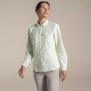 Chemise de voyage Craghoppers NosiLife Adventure LS Shirt III femme - Pear Drop, taille S