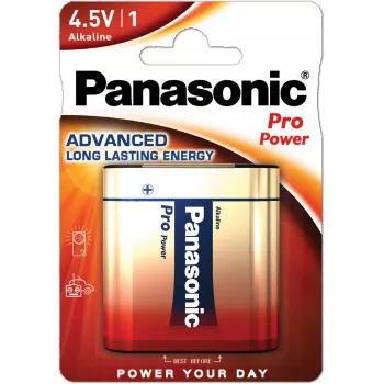 Pile plate alcaline Panasonic Power Pack Gold 3LR12 4,5 V - 1 pack (blister)