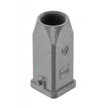 Capot HARTING Han 3A M20 sortie de câble droite gris poussière 19200031440