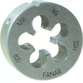 FANAR Filière à fileter M16 x 2.00 HSS800 DIN 22568
