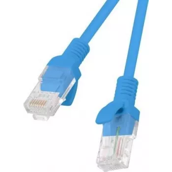 Lanberg Lot de 10 câbles patch Cat.5e UTP 2m Bleu Fluke Passed
