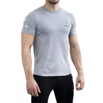 T-shirt Delta gris XXL - T-shirt de travail 100 % coton