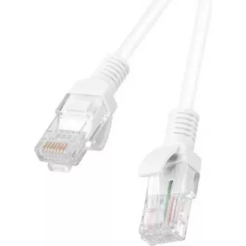 Lot de 10 câbles patch Cat.5e UTP Lanberg 1,5 m blanc Fluke Passed