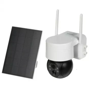 Caméra IP solaire avec capteur PIR, extérieur