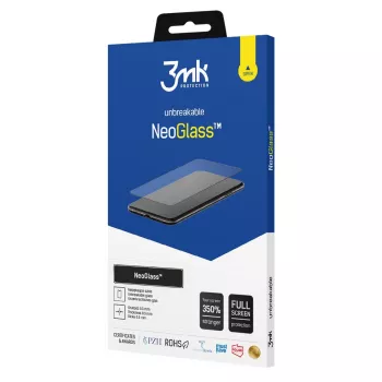 Protection d'écran en verre hybride 3MK NeoGlass pour Samsung Galaxy A33 5G - cadre noir