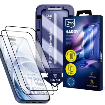 Protection d'écran en verre trempé 9H 3mk Hardy Hardura pour Apple iPhone 17 Pro Max - 3MK PROTECTION