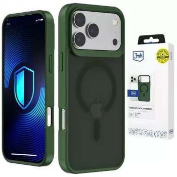 Coque 3MK Smoke MagCase pour Apple iPhone 17 Pro - vert