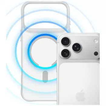 Coque 3MK Smoke MagCase pour Apple iPhone 17 Pro Max - blanc