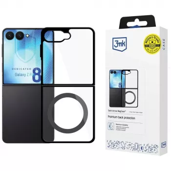 Coque 3MK Satin Armor MagCase pour Samsung Galaxy Z Flip5 - noir