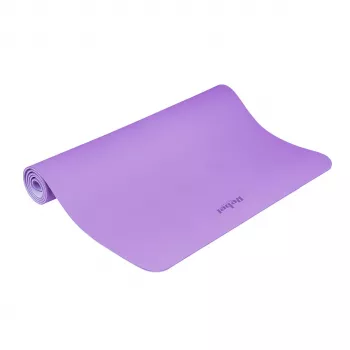 Tapis d'exercice REBEL ACTIVE TPE 200x115x1 cm violet – tapis antidérapant yoga, pilates et fitness avec sangle de transport